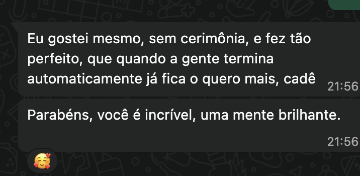 Depoimento Tabata — Futuro do Pretérito